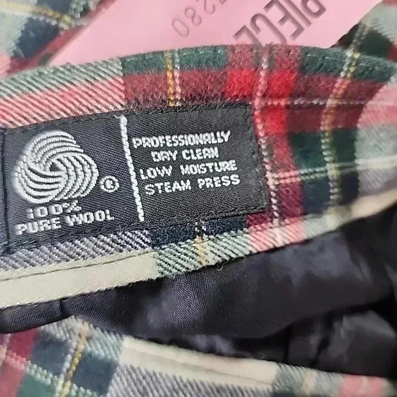 Giorgio Sant’Angelo Vintage Plaid Wool 2-Piece Blazer & Short -Set Size 12 - Picture 5 of 16